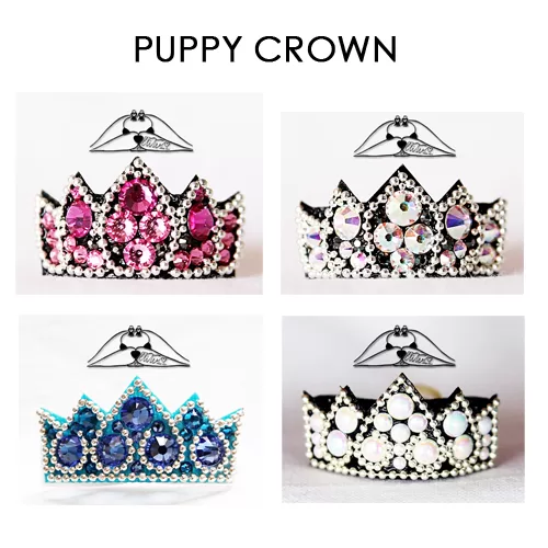 PUPPY CROWN bows